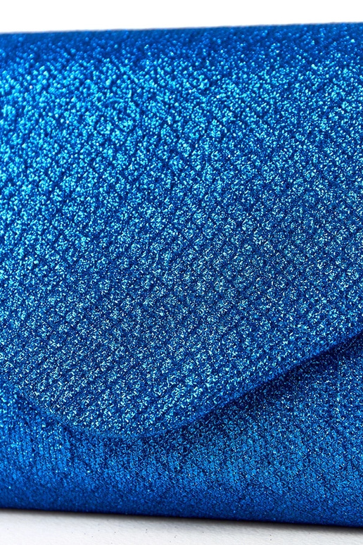 Blauwe envelopvormige handtas Circle