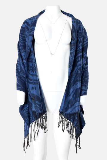 Zwart-bruin sjaal met...