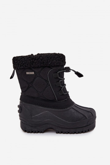 Warme kinder sneeuwlaarzen in zwart Big Star OO374073 2