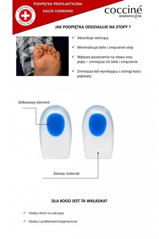 COCCINE GALOS Hak sokken Op OstrogiŻelu