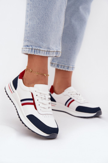 sportschoenen Leer Dames INit-donkerblauIn Lorvessa 2