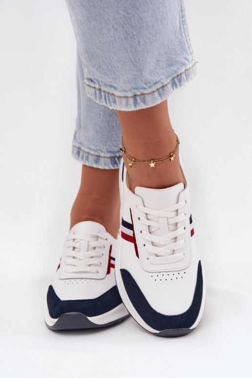 sportschoenen Leer Dames INit-donkerblauIn Lorvessa