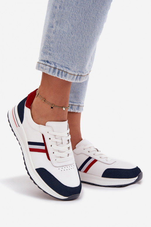 sportschoenen Leer Dames INit-donkerblauIn Lorvessa