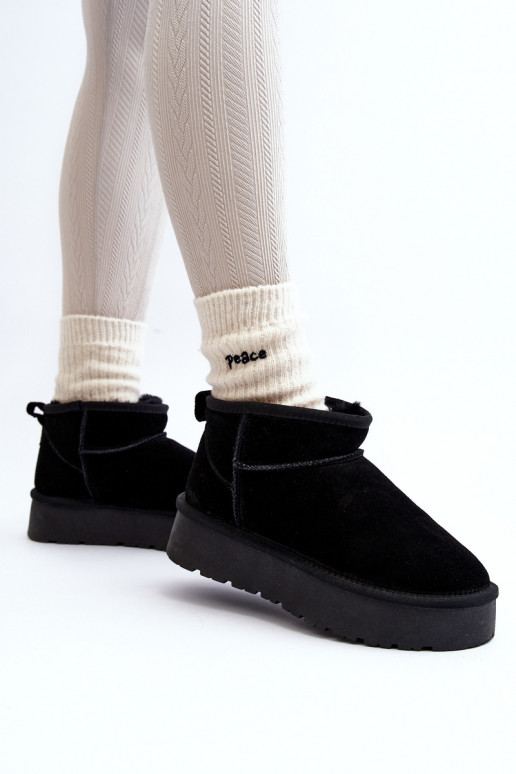 In de mode van suède Laag SneeuIn laarzen zInart Nucca