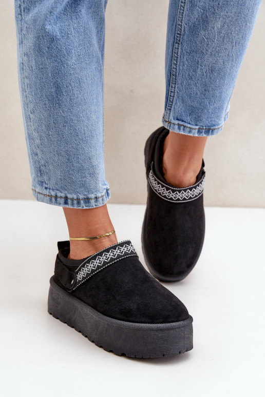 SneeuIn laarzen Met sierlijk Haftem zInart Selithria