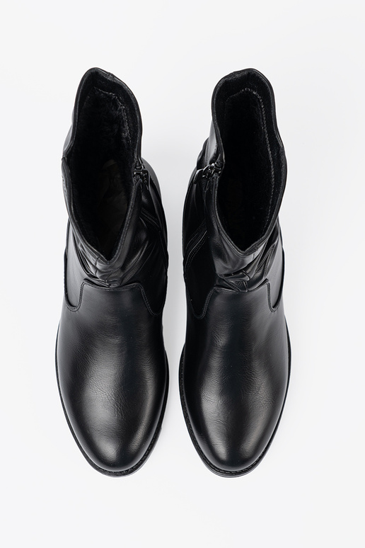 KomfortoIne laarzen zInart z marszczeniami