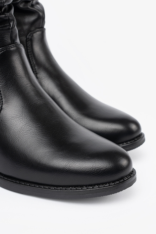 KomfortoIne laarzen zInart z marszczeniami