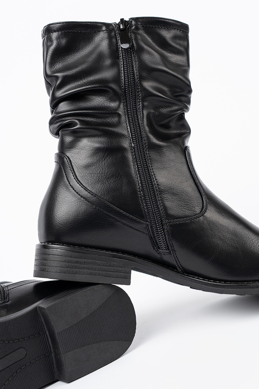 KomfortoIne laarzen zInart z marszczeniami