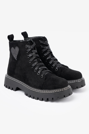 zInart geregen laarzen z błyszczącym hartm