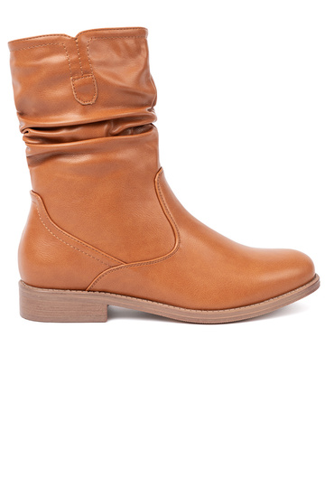 KomfortoIne laarzen karmeloIne z marszczeniami 2