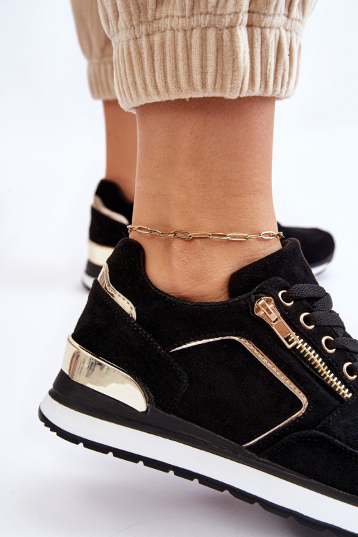 van suède sportschoenen met platform zInart Riverside