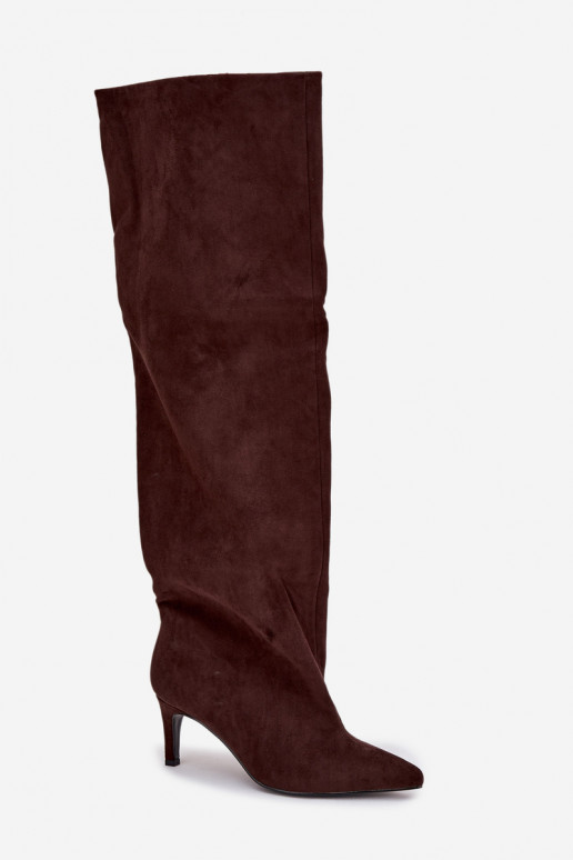 dameslaarzen met dunne hakken Persistent model CzekoladoIne Het heeftvilla dameslaarzen met dunne hakken Persistent model CzekoladoIne Het heeftvilla