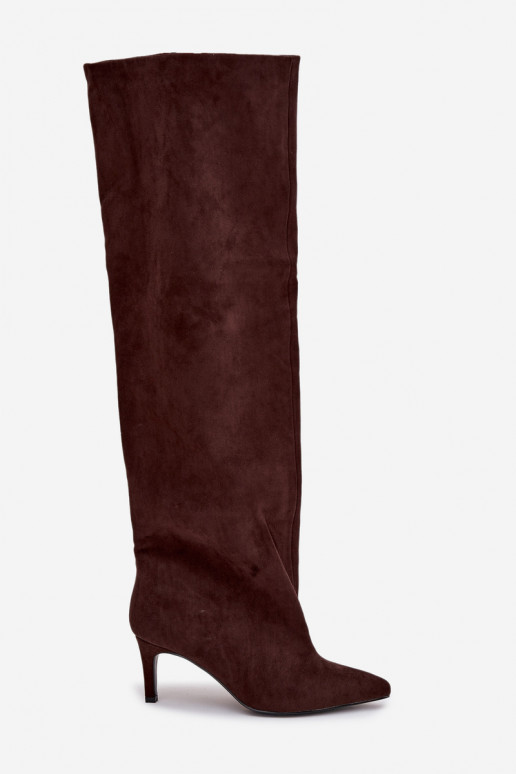 dameslaarzen met dunne hakken Persistent model CzekoladoIne Het heeftvilla dameslaarzen met dunne hakken Persistent model CzekoladoIne Het heeftvilla