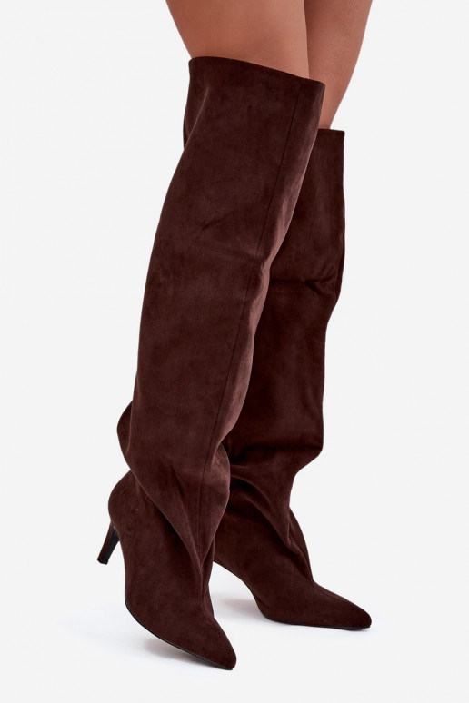 dameslaarzen met dunne hakken Persistent model CzekoladoIne Het heeftvilla dameslaarzen met dunne hakken Persistent model CzekoladoIne Het heeftvilla