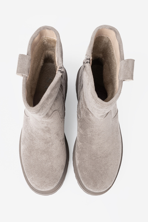 Comfortabel grijs laarzen na masyInnej podeszInie