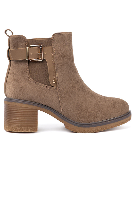 Stijlvol laarzen beige met comfortabele hak