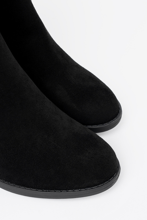 Elegante stijl laarzen zInart op de hiel met een gegolfd bovenInerk