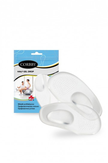 CORBBY Gel-halve inlegzolen voor vingers