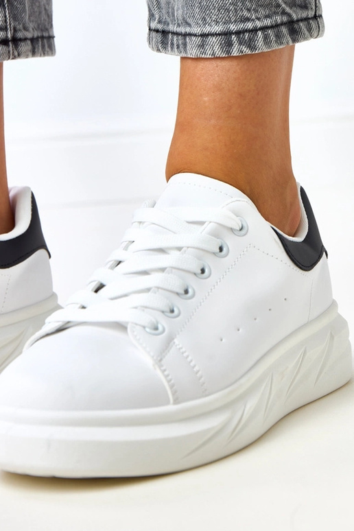 Zwart-witte platform sneakers Rosier Zwart-witte platform sneakers Rosier