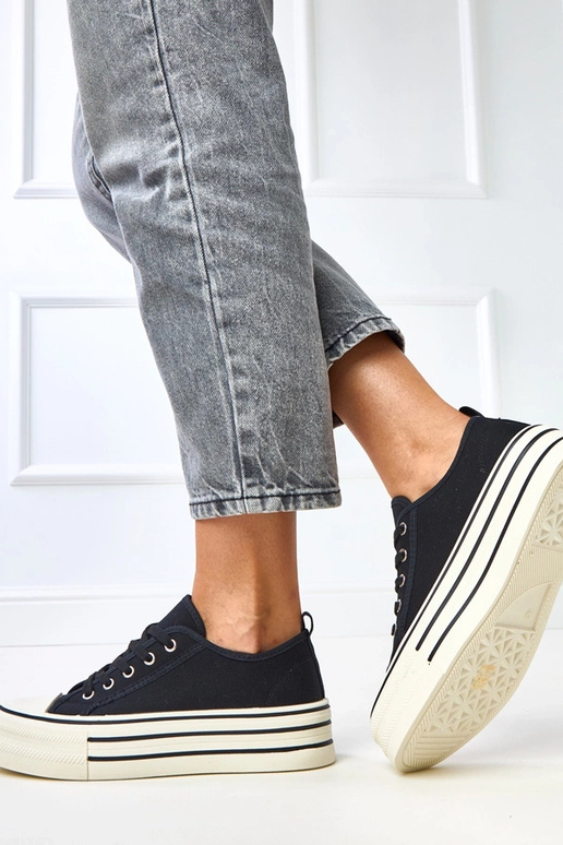 Zwarte platform sneakers Talah Zwarte platform sneakers Talah