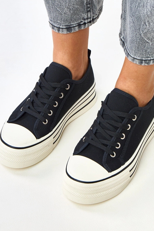 Zwarte platform sneakers Talah Zwarte platform sneakers Talah