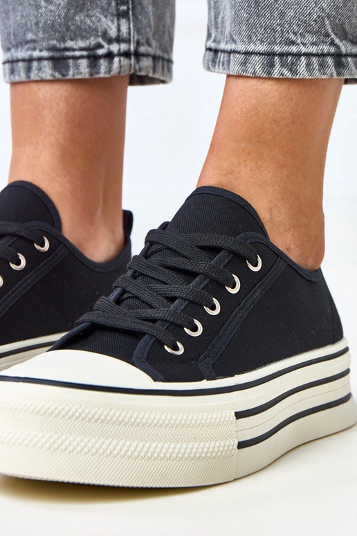 Zwarte platform sneakers Talah Zwarte platform sneakers Talah