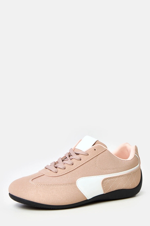 Roze sportieve schoenen met witte... Roze sportieve schoenen met witte...