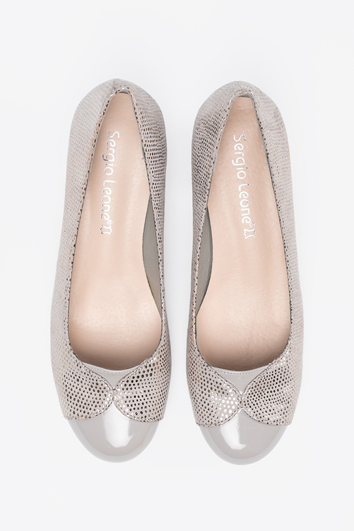 grijs Hoge hakken ze zilverm zdobieniem