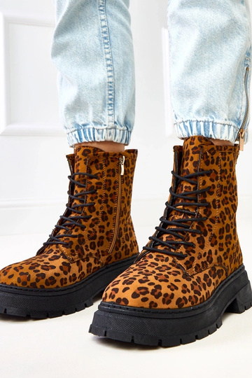 Bruine laarzen met...