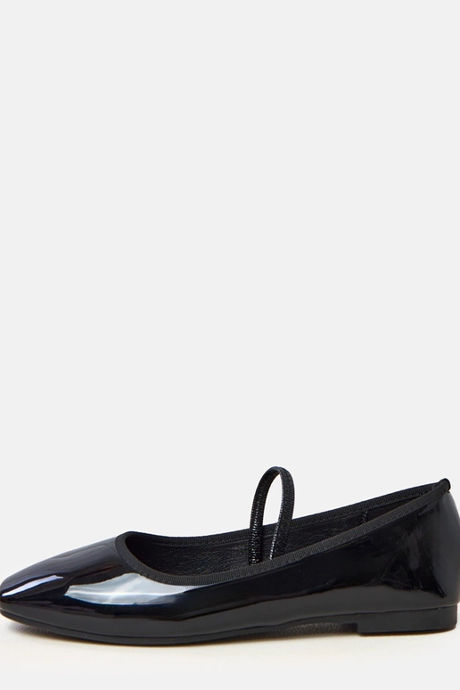 Zwarte lak ballerina's met elastiek... Zwarte lak ballerina's met elastiek...