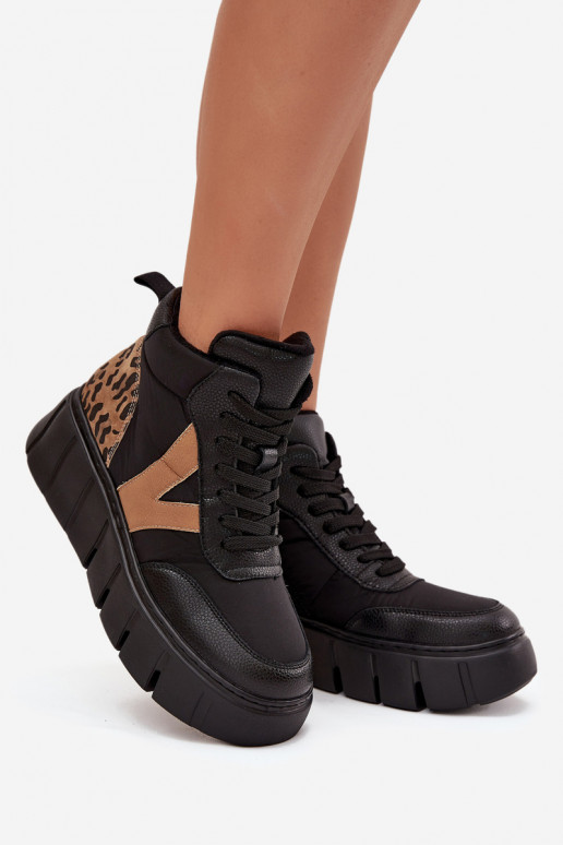 Leer Dameslaarzen met platform opInarmen Vinceza 66838 zInart Leer Dameslaarzen met platform opInarmen Vinceza 66838 zInart