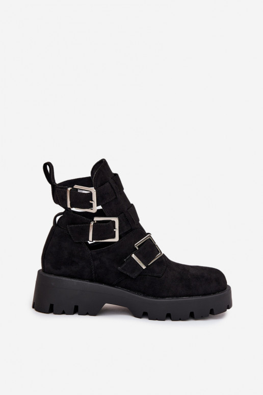 Dameslaarzen Met Strepen I zilvere kleurmi met gespenmi zInart Helisse Dameslaarzen Met Strepen I zilvere kleurmi met gespenmi zInart Helisse