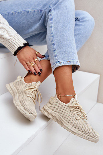 Gaas Persistent model sportschoenen Dames beige Harice 2
