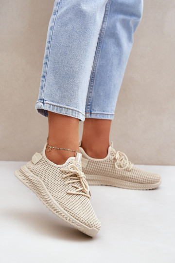 Gaas Persistent model sportschoenen Dames beige Harice