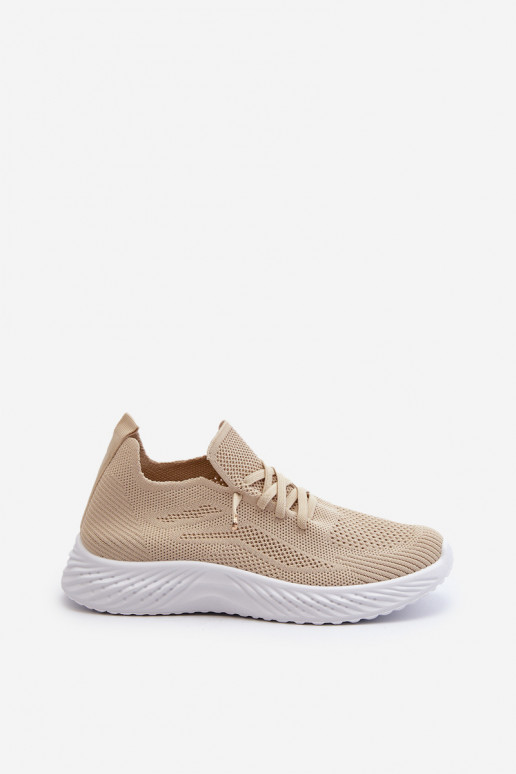 Damessportschoenen van een resistent model beige kleur Jagelia Damessportschoenen van een resistent model beige kleur Jagelia