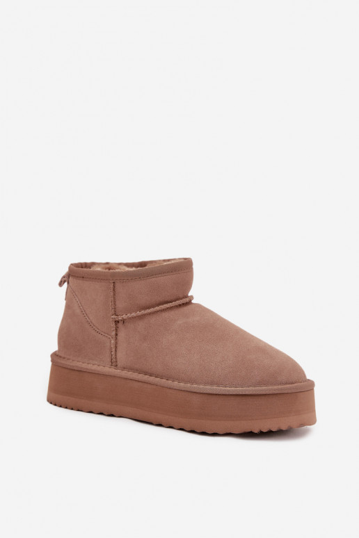 van suède SneeuIn laarzen Dames met platform Vinceza 97962 beige van suède SneeuIn laarzen Dames met platform Vinceza 97962 beige