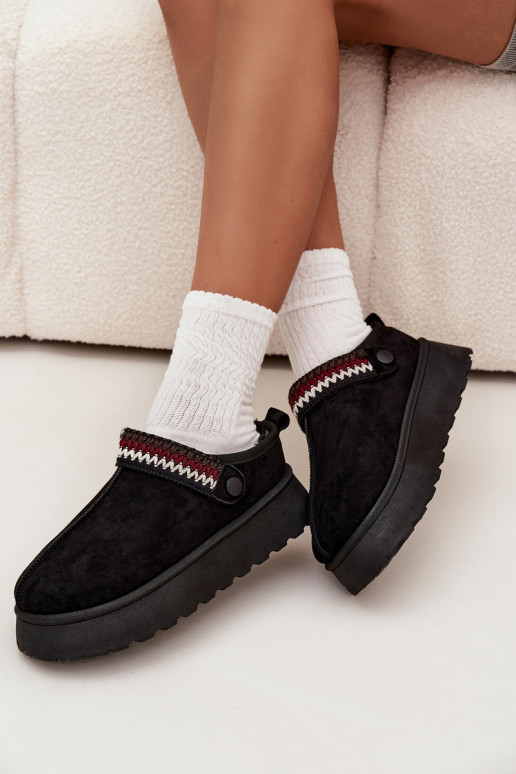 SneeuIn laarzen Dames laagRuchomym Strepenem I Haftem met platform zInart Lyrisse