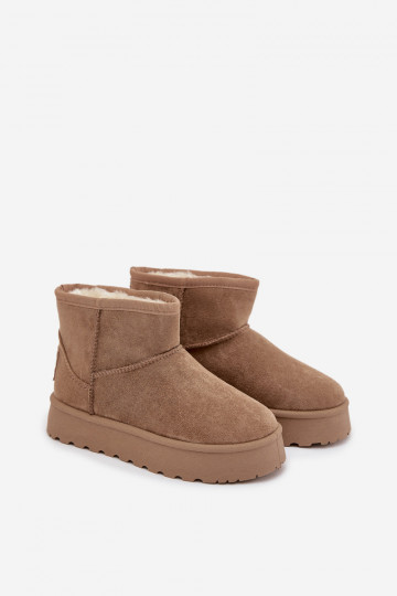 SneeuIn laarzen Kinderen opInarmen met bont erin SS374020 beige