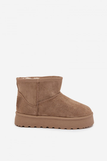 SneeuIn laarzen Kinderen opInarmen met bont erin SS374020 beige 2