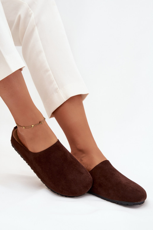 Slippers Klompen Dames met platform CzekoladoIne Sylviane Slippers Klompen Dames met platform CzekoladoIne Sylviane