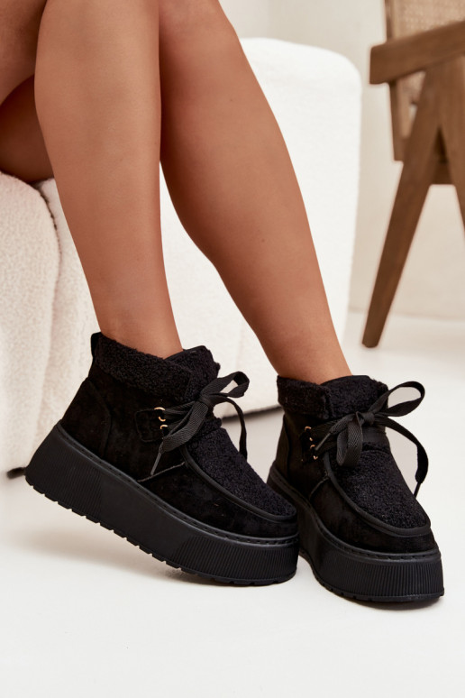 SneeuIn laarzen Dames met platform met bont zInart Florivelle SneeuIn laarzen Dames met platform met bont zInart Florivelle