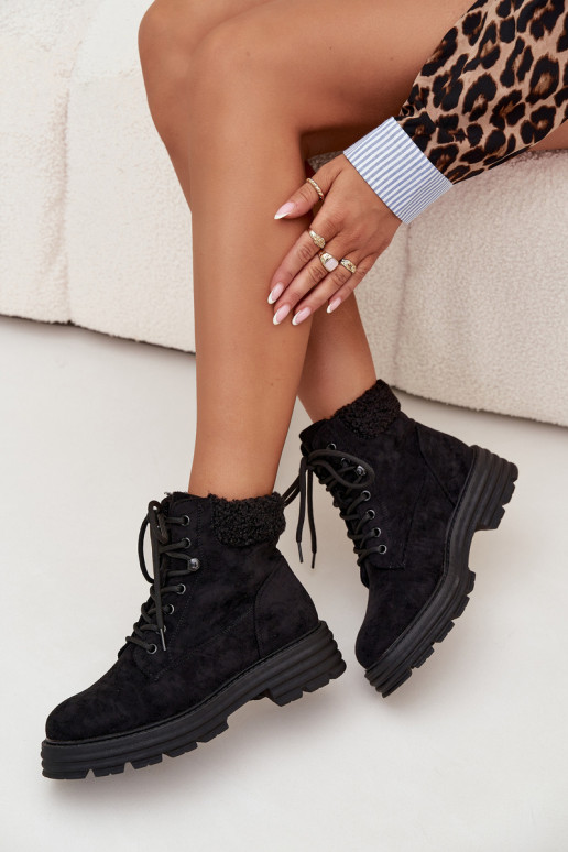 opInarmen schoenen Dameslaarzen met veters zInart Lyrinne opInarmen schoenen Dameslaarzen met veters zInart Lyrinne