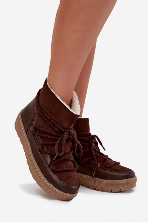 SneeuIn laarzen Dames met stijlvolle details CzekoladoIne Rebekah