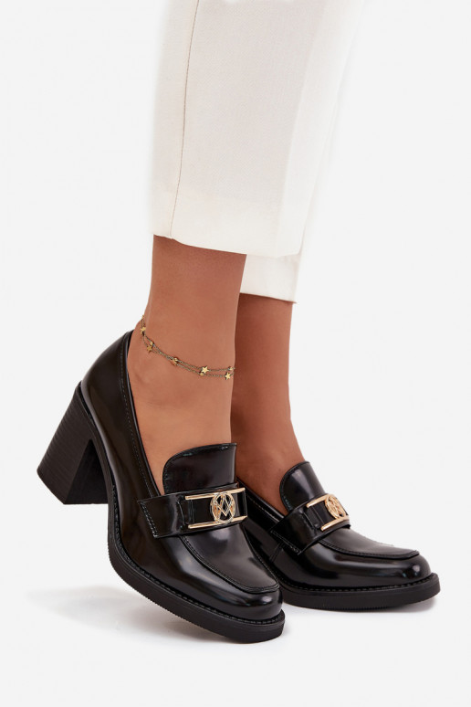 schoenen Dames met hakken Ze gouden kleurm Detalem zInart Privelle schoenen Dames met hakken Ze gouden kleurm Detalem zInart Privelle