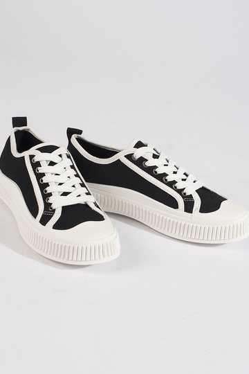 Zwarte dames sneakers met... 2