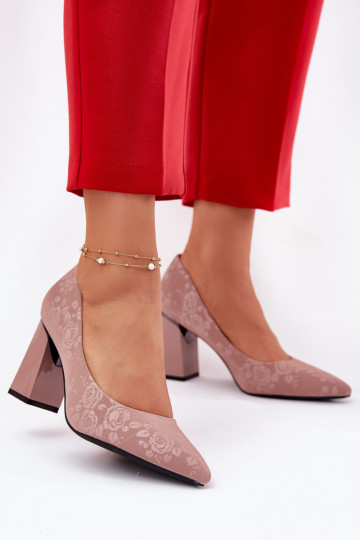 Elegante stijl Schoenen met hakken IN roze Vinceza 62223 roze