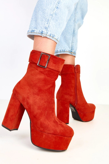 Costa oranje laarzen op...