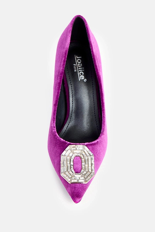 Violetkleurige hoge hakken met...