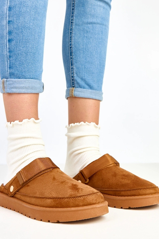 Bruine muilen met klittenband Miluska Bruine muilen met klittenband Miluska