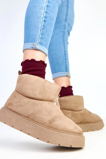 Donker zandkleurige warme... 2